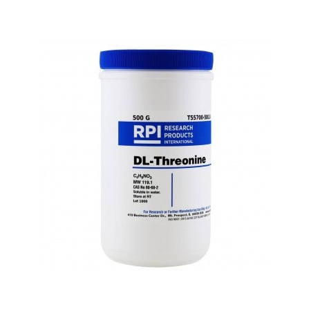 Rpi DL-Threonine, 500 G T55700-500.0